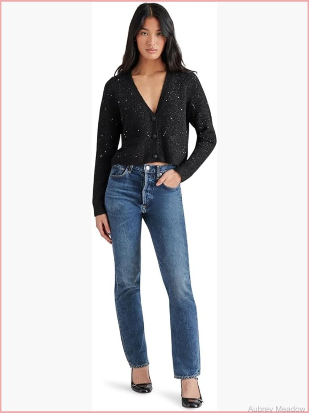 Women's Long Sleeve Button Front Cardigan Sweater Hand Wash